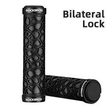 Load image into Gallery viewer, Bicycle Grips Rubber Handle Anti-Skid Cycling Handlebar Cuffs Lock Aluminum Alloy Bike Lock-On Mountain Bike Grips Bicycle Handlebar Locking Grips Non-Slip Handle Grips
