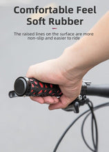Load image into Gallery viewer, Bicycle Grips Rubber Handle Anti-Skid Cycling Handlebar Cuffs Lock Aluminum Alloy Bike Lock-On Mountain Bike Grips Bicycle Handlebar Locking Grips Non-Slip Handle Grips