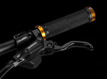 Load image into Gallery viewer, Bicycle Grips Rubber Handle Anti-Skid Cycling Handlebar Cuffs Lock Aluminum Alloy Bike Lock-On Mountain Bike Grips Bicycle Handlebar Locking Grips Non-Slip Handle Grips