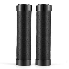 Load image into Gallery viewer, Bicycle Grips Rubber Handle Anti-Skid Cycling Handlebar Cuffs Lock Aluminum Alloy Bike Lock-On Mountain Bike Grips Bicycle Handlebar Locking Grips Non-Slip Handle Grips