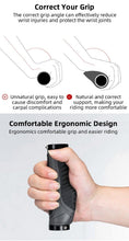 Load image into Gallery viewer, Bicycle Grips Rubber Handle Anti-Skid Cycling Handlebar Cuffs Lock Aluminum Alloy Bike Lock-On Mountain Bike Grips Bicycle Handlebar Locking Grips Non-Slip Handle Grips