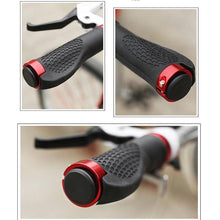 Load image into Gallery viewer, Bicycle Handlebar Cover Bike Grips Bicycle Mountain Grips Aluminum Anti-Slip Handle Bike Double Aluminum Clamp Lock On Grips For Mountain Bike Handle Bar Ends Bike Grips Comfort Ergo Handlebar Grip Designed For Cycling