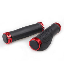 Load image into Gallery viewer, Bicycle Handlebar Cover Bike Grips Bicycle Mountain Grips Aluminum Anti-Slip Handle Bike Double Aluminum Clamp Lock On Grips For Mountain Bike Handle Bar Ends Bike Grips Comfort Ergo Handlebar Grip Designed For Cycling