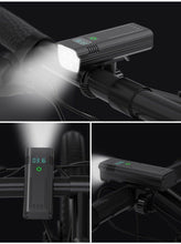 Load image into Gallery viewer, Bicycle Light Rainproof USB Charging LED Cycling Lights Front Lamp Headlight Flashlight Bike Light Bright LED Bicycle Headlight Rechargeable Power Bank Function Headlamp Waterproof For Road Mountain Safety Cycling