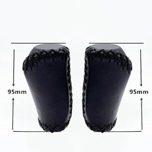 Load image into Gallery viewer, Bicycle Locking Grip Wear-Resistant Leather Non-Slip Grip Cover Mountain Bike Handlebar Lock-on Bike Handlebar Grips Locking Non-Slip-PU Bicycle Handle Grip Widen Holding Surface For Cycling Mountain And Bicycles Accessories