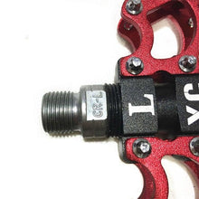 Load image into Gallery viewer, Bicycle Pedals Sealed 2 Bearing Cleats Pegs Road Mountain Bike Pedal Aluminum Alloy Anti-slip Cycling Parts Mountain Bike Pedals Bicycle Flat Pedals Aluminum Sealed Bearing Lightweight Platform For Road Mountain