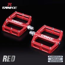 Load image into Gallery viewer, Bicycle pedals Ultralight Aluminum Alloy Colorful Hollow Anti-Skid Bearing Mountain Bike Foot pedal Pedals Aluminum Road Bike Pedals Sealed Bearing Bicycle Lightweight Platform Flat Pedals For Road Bikes