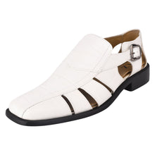 Load image into Gallery viewer, Bidwill Genuine Leather Fisherman Flat Sandals