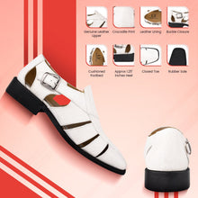 Load image into Gallery viewer, Bidwill Genuine Leather Fisherman Flat Sandals
