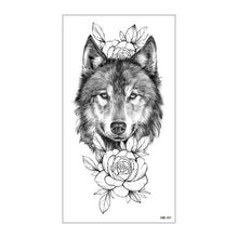Load image into Gallery viewer, Big Tiger Lion Waterproof Temporary Sticker Tattoo Arm Legs Fake Tattoo Stickers For Adults Realistic Luxury Design For Mens Womens