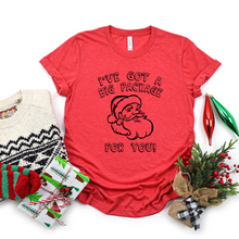 Load image into Gallery viewer, I've Got A Big Package Santa Tee