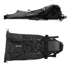 Load image into Gallery viewer, Bike Bag Waterproof Large Capacity Bicycle Bag Cycling Foldable Road Trunk Bike Packing Large Bike Bags Waterproof Bike Bag Under Seat Roll Up Cycling Rear Tail Pack Black 13L