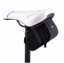 Load image into Gallery viewer, Bike Bags Waterproof Bicycle Bags Seat Cycling Pouch Bag Riding Storage Bag Accessories Bike Saddle Bag Bicycle Bag Straps On Bike Bag Under Seat Pouch Pack Bicycle Accessories Bag Bicycle Tool Storage Bags For Cycling Water Proof Bag