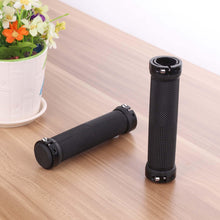 Load image into Gallery viewer, Bike Handlebar Cover Grips Anti-Slip Mountain Road Cycling Bike Bicycle Smooth Soft Rubber Handle Grip Lock Bar Non-Slip-Rubber Bicycle Handle Grip With Aluminum Lock Rubber Comfortable Bike Grips