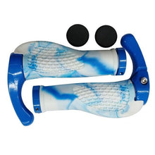 Load image into Gallery viewer, Bike Handlebar Ergonomics Bicycle Grips Bar Ends Plugs Grips Comfortable Bike Handle Grips Ergonomic Bike Grips Shock Absorption Mountain Bike Grips Non-Slip Bicycle Grips Aluminum Alloy Rings For Bicycle
