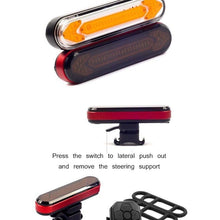 Load image into Gallery viewer, Bike Taillight USB Remote Wireless Controlling Bike Rear Lamp Turn Signal Light LED Bicycle Remote Control Bike Tail Light Bicycle Light Safety Warning Bike Brake Rear Light Safety Warning Cycling Light