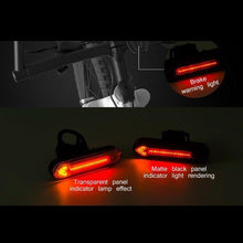Load image into Gallery viewer, Bike Taillight USB Remote Wireless Controlling Bike Rear Lamp Turn Signal Light LED Bicycle Remote Control Bike Tail Light Bicycle Light Safety Warning Bike Brake Rear Light Safety Warning Cycling Light