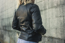 Load image into Gallery viewer, Biker - Women's Motorcycle Leather Jacket