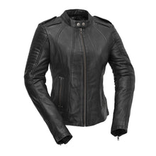 Load image into Gallery viewer, Biker - Women's Motorcycle Leather Jacket