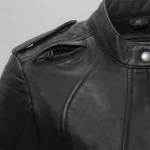 Load image into Gallery viewer, Biker - Women's Motorcycle Leather Jacket