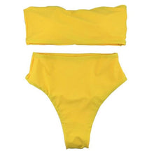 Load image into Gallery viewer, Bikini Set Summer Swimwear Beach Women's Swimsuit Bathing Suit Push Up Brazilian Bikini Women’s Two-Piece Strapless Padded High Cut Bathing Suit Swimwear