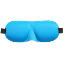 Load image into Gallery viewer, Black 3D Sleep Natural Sleeping Mask Eye Adjustable Strap Eye Mask Cover Portable Travel Blindfold Comfortable Mask For Sleeping