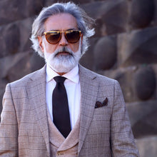 Load image into Gallery viewer, Nero - Black Silk Grenadine Tie