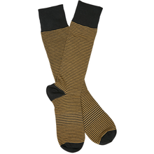 Load image into Gallery viewer, Black and Gold - Mini Stripe