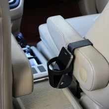 Load image into Gallery viewer, Black Car Drink Holder Beverage Bottle Cup Mounts Holders Special Drink Holder Adjust The Size Holder Drinks Bottle Water Cups Extendable Cup Holder Organizer Cup Holder Drink Pocket Water Bottle Mount Stand Coffee Drinks Car Accessories Back Seat Table