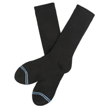 Load image into Gallery viewer, Black Casual Crew Socks 6-Pack