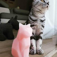 Load image into Gallery viewer, Black Cat Candle Cat Skeleton Candle Unveil Skeleton When Burning Cool And Unique Gifts For Animal Lovers Cat Gifts Cat Lovers Gift Pet Candle Handmade Candle Craft Candle With skeleton Christmas New Year Decoration Gift