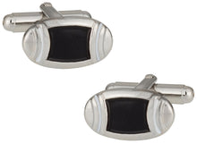 Load image into Gallery viewer, Black Enamel Ovals