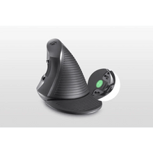 Load image into Gallery viewer, Black Ergonomic Design Office Vertical Mouse 6 Buttons 600/1000/1600 DPI Right Hand Mice With Wrist Mat Better Performance Mouse For PC Desktop Laptop
