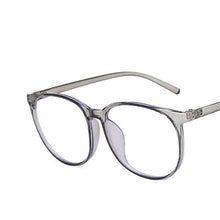 Load image into Gallery viewer, Black Fashion Anti Blue Light Transparent Computer Glasses Lightweight Frames For Women Men Round Eyewear Round Women Optical Eyewear Frames Vintage Cat Eye