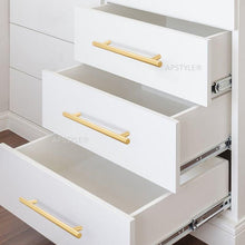 Load image into Gallery viewer, Black Golden Cupboard Handle Brushed Stainless Steel Kitchen Cabinet Door Knob Furniture Drawer Pull Hardware Pulls Bar Handle Furniture Handle Drawer Pull Hardware Stainless Steel Kitchen Drawer Pulls Cabinet Handles