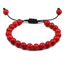 Load image into Gallery viewer, Black Lava Stone Crown Charm Tiger Eye Beads Bracelet For Men Women Braided Bracelets Handmade Adjustable Couple Distance Bracelets Lava Stone Beads Essential Oil Diffuser Adjustable Bracelet With King Queen Crown Charm