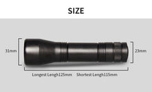 Load image into Gallery viewer, Black Light Flashlight UV Flashlight Super Bright LED Tactical Flashlights 1200 Lumen Rechargeable LED Zoomable UV Torch Waterproof Flashlight Lamp For Pet Urine Stains Detection/Camping