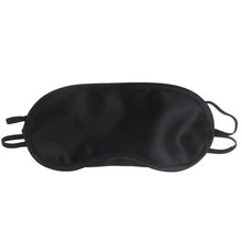 Load image into Gallery viewer, Black Lightweight Sleeping Travel Eye Mask Nap Sleep Eye Patch Comfortable Elegant Sleep Eye Mask Design Blindfold