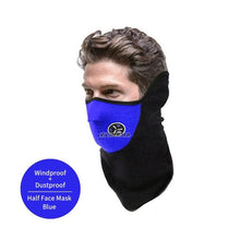 Load image into Gallery viewer, Black Motorcycle Balaclava Winter Sport Fishing Fleece Neck Warmer Windproof Dustproof Face Mask Scarf Men Hunting Skis Hiking Motorcycle Face Mask Outdoor Cycling Helmet Bandana Hood Ski Sport Neck Half Face Mask Windproof Dustproof Winter Hiking Scarves