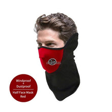 Load image into Gallery viewer, Black Motorcycle Balaclava Winter Sport Fishing Fleece Neck Warmer Windproof Dustproof Face Mask Scarf Men Hunting Skis Hiking Motorcycle Face Mask Outdoor Cycling Helmet Bandana Hood Ski Sport Neck Half Face Mask Windproof Dustproof Winter Hiking Scarves