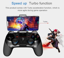 Load image into Gallery viewer, Black Portable 2.4G Wireless Bluetooth Mobile Trigger Joystick Game Console Controller Compatible With PC Laptop Tablets
