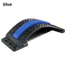 Load image into Gallery viewer, Black Purple Back Stretching Device Muscle Back Massage Relax Stretcher Posture Therapy Back Stretch Spine Pain Relief Stretcher Support Lower And Upper Muscle Pain Relief