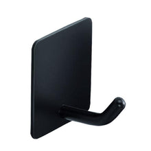 Load image into Gallery viewer, Black Robe Hook Wall Hook Towel Hook for Bathroom Stainless Steel Coat Hook Rustproof Hook Hanger for Kitchen Hardware Stainless Steel Hooks Waterproof and Oilproof Bathroom Kitchen Self Adhesive Hooks for Hanging Coat Hat Towel