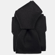 Load image into Gallery viewer, Nero - Black Silk Grenadine Tie