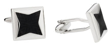 Load image into Gallery viewer, Black Starburst Cufflinks