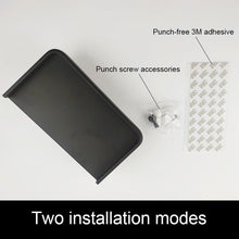 Load image into Gallery viewer, Black Toilet Paper Holder Multifunction Bathroom Storage Shelf Roll Paper Holder Toilet Paper Holder With Shelf Matte Black Toilet Paper Holder Toilet Paper Roll Holder Bathroom Adhesive Toilet Paper Holder