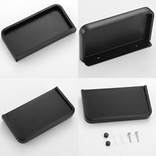 Load image into Gallery viewer, Black Toilet Paper Holder Multifunction Bathroom Storage Shelf Roll Paper Holder Toilet Paper Holder With Shelf Matte Black Toilet Paper Holder Toilet Paper Roll Holder Bathroom Adhesive Toilet Paper Holder