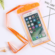 Load image into Gallery viewer, Black Universal Waterproof Phone Case Water Proof Bag Mobile Cover For iPhone 12 11 Pro Max 8 7 Waterproof Phone Bag Waterproof Phone Case With Lanyard for iPhone Case & Strap