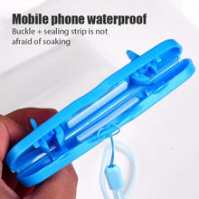 Load image into Gallery viewer, Black Universal Waterproof Phone Case Water Proof Bag Mobile Cover For iPhone 12 11 Pro Max 8 7 Waterproof Phone Bag Waterproof Phone Case With Lanyard for iPhone Case & Strap