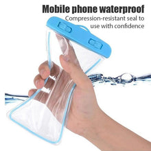Load image into Gallery viewer, Black Universal Waterproof Phone Case Water Proof Bag Mobile Cover For iPhone 12 11 Pro Max 8 7 Waterproof Phone Bag Waterproof Phone Case With Lanyard for iPhone Case & Strap
